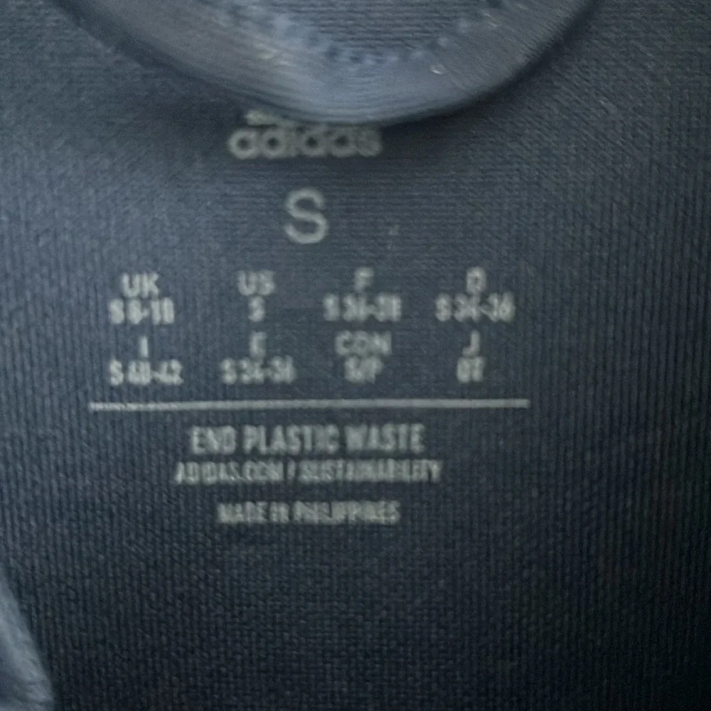 NEW! ADIDAS track jacket blue white S - Picture 9 of 11